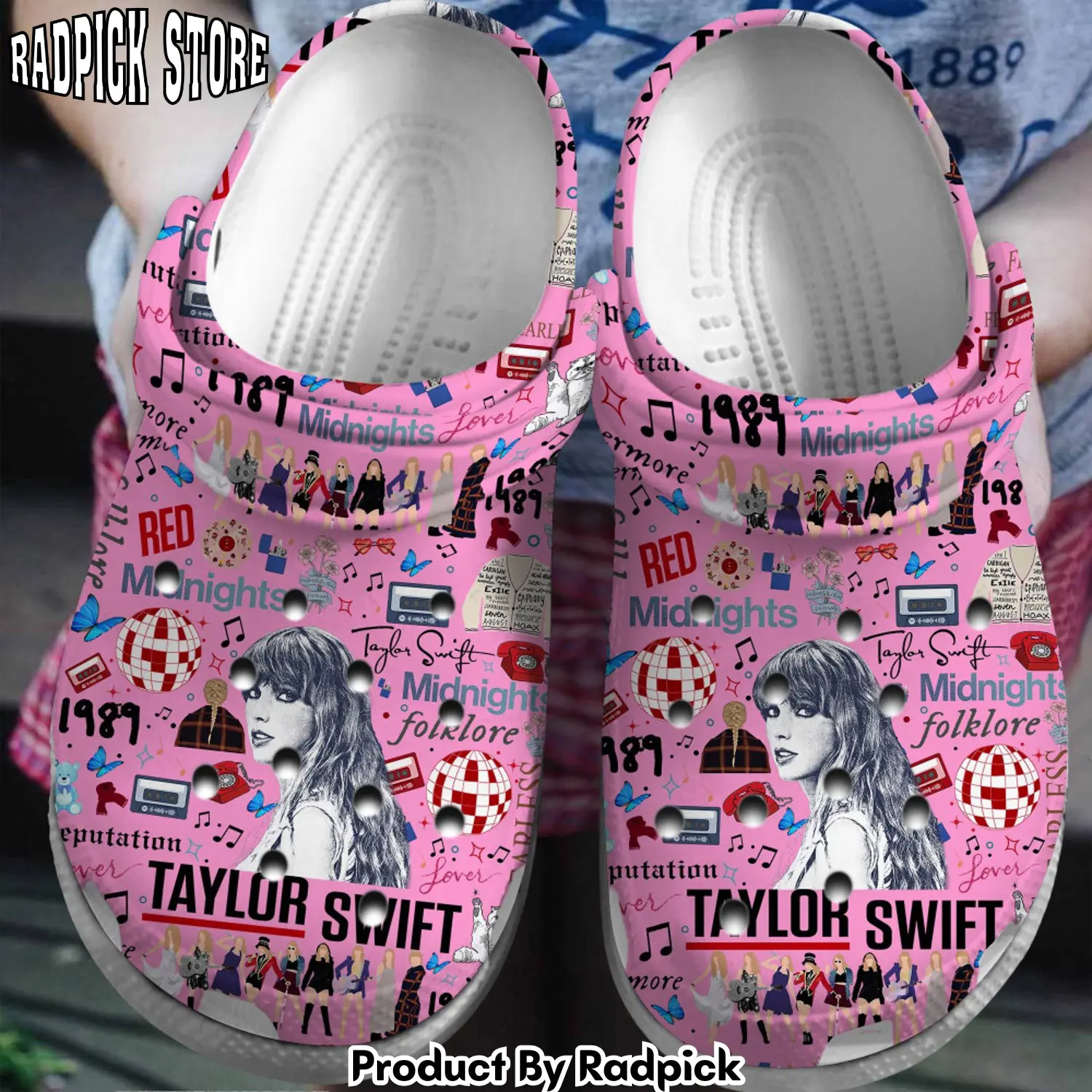 Radpick taylor swift music clogs shoes comfortable for men women mt4 rp652902